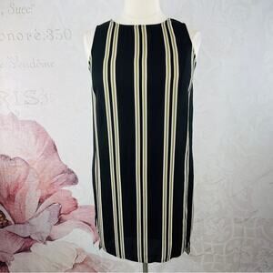 Vince Camuto Sheer Striped High Low Size Large
